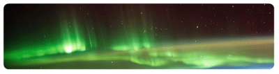 Aurora space sticker is pictured.